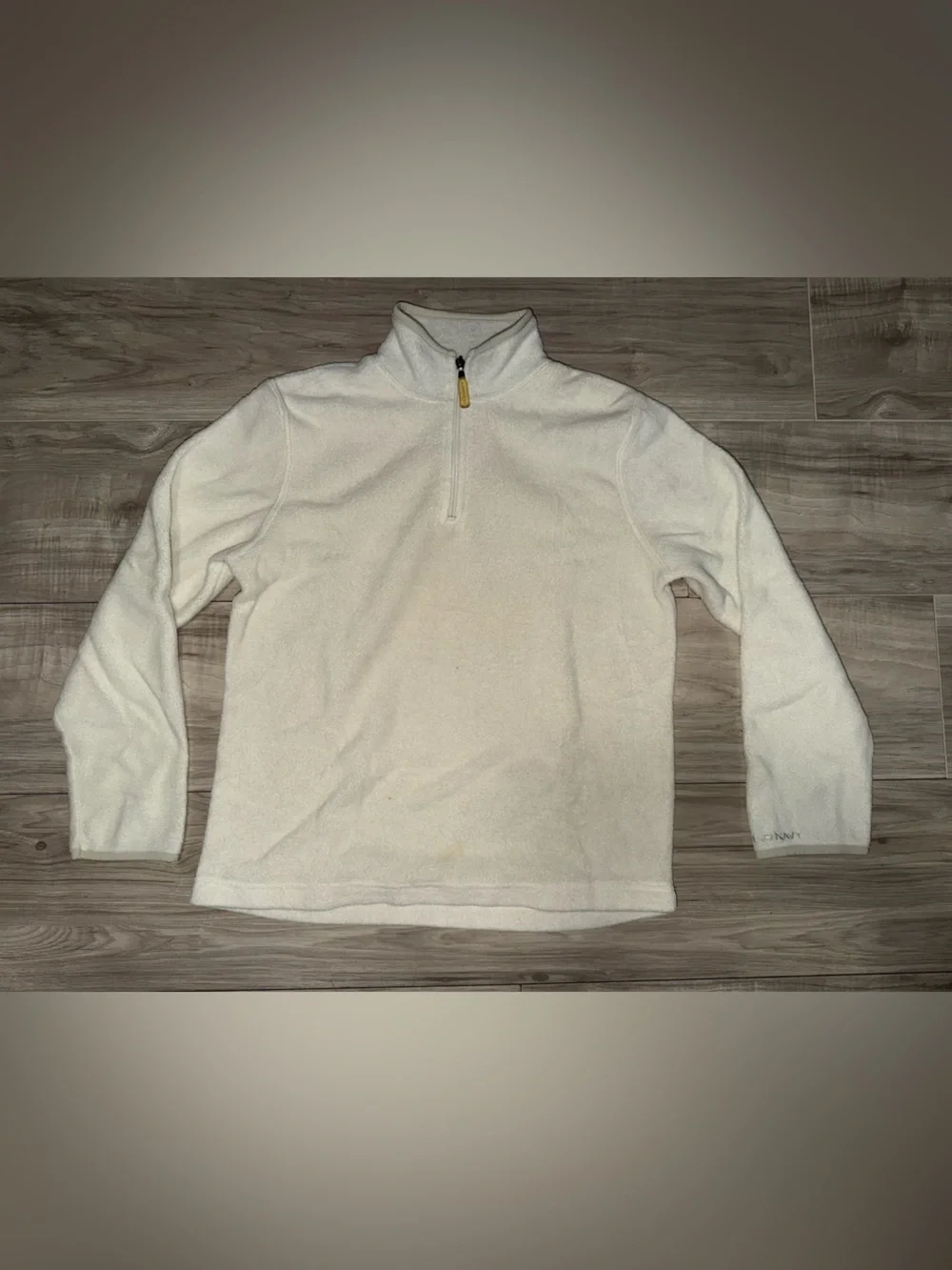 Old Navy Cream Half-Zip Fleece Pullover
